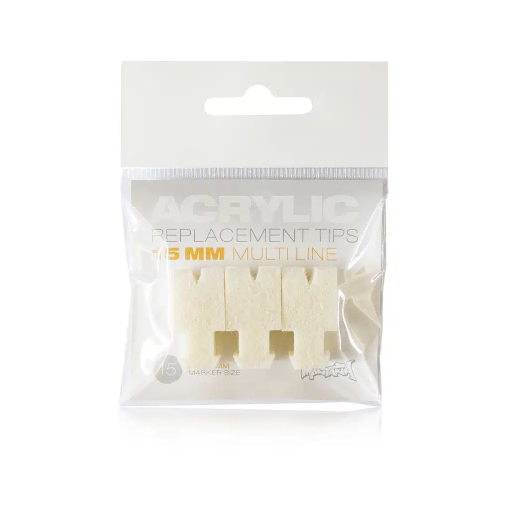 ACRYLIC Tip Set 15mm Multi Line