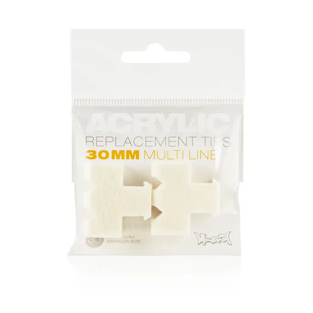 ACRYLIC Tip Set 30mm Multi Line