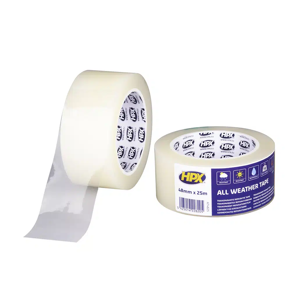 HPX All Weather Tape – Transparant 48MM X 25M