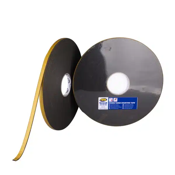 HPX Dubbelz. Bevestiginstape 3MM – Anthraciet 12MM X 25M