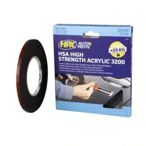 HPX Dubbelz. Hsa Bevestigingstape – Antraciet 6MM X 10M
