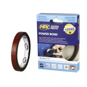 HPX Dubbelzijdige Hsa Bevestigingstape – Antraciet 12MM X 2M