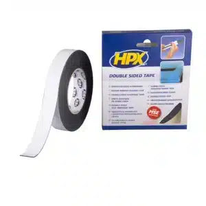 HPX Dubbelzijdige Pe Bevestigingstape – Zwart 25MM X 10M