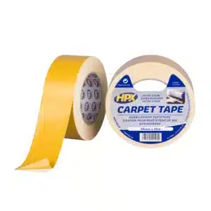HPX Dubbelzijdige Tapijttape – Wit 50MM X 25M