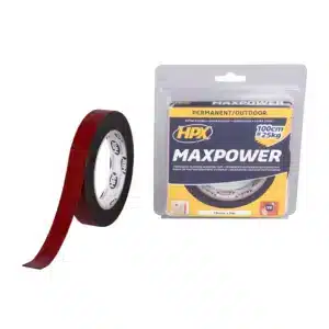 HPX Max Power Outdoor Bevestigingstape – Zwart 19MM X 5M
