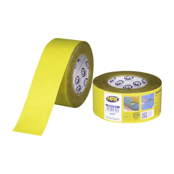 HPX Papieren Afdichtingstape Geel 60MM X 25M