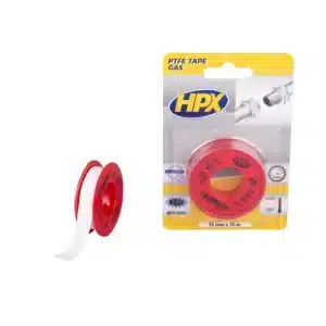 HPX Ptfe Gasafdichtingstape Blister – Wit 12MM X 12M