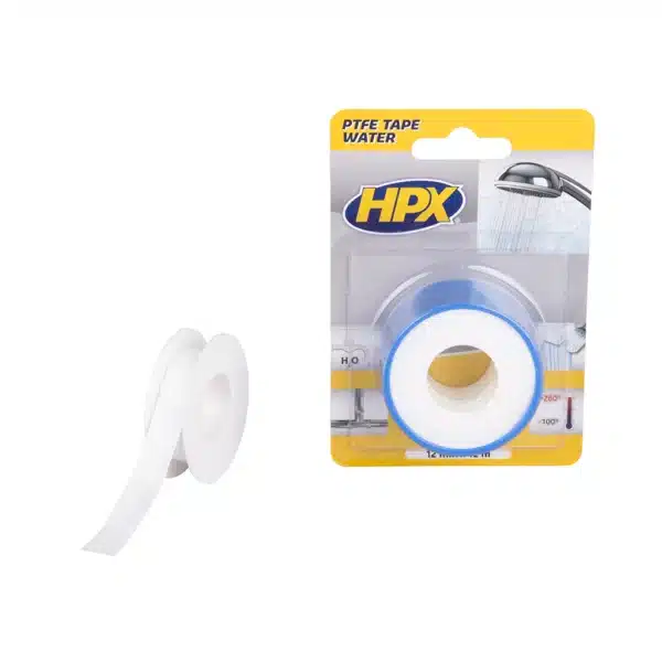 HPX Ptfe Waterafdicht.Tape Blister – Wit 12MM X 12M