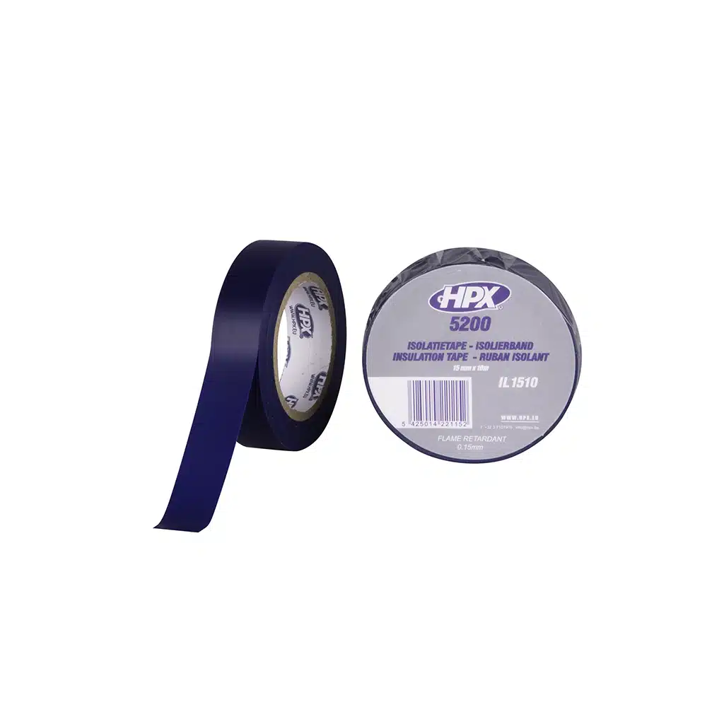 HPX Pvc Isolatietape – Blauw 15MM X 10M