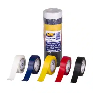 HPX Pvc Isolatietape – Gemengd À 10 Stuks 19MM X 10M
