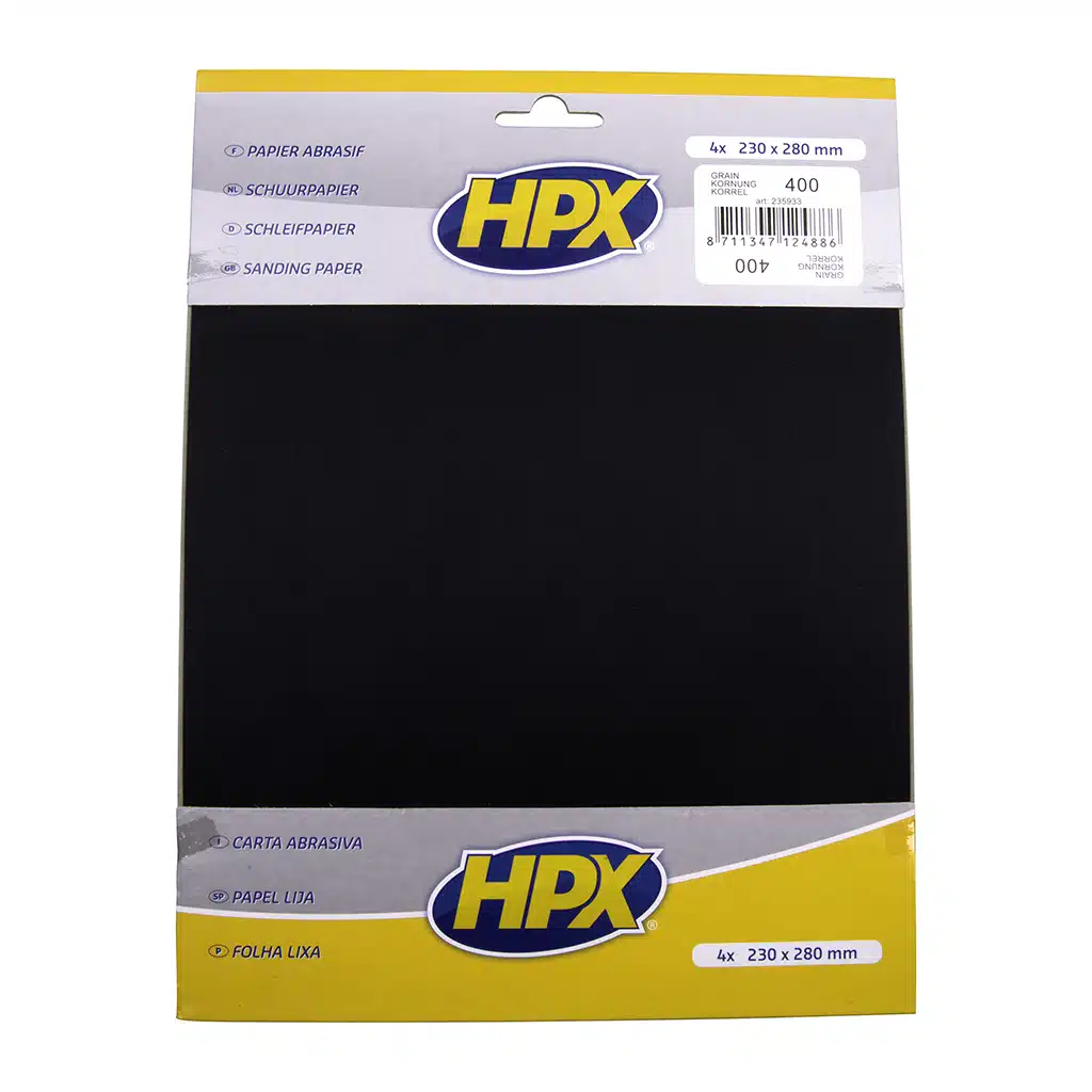 HPX Schuurpapier P400 X 4
