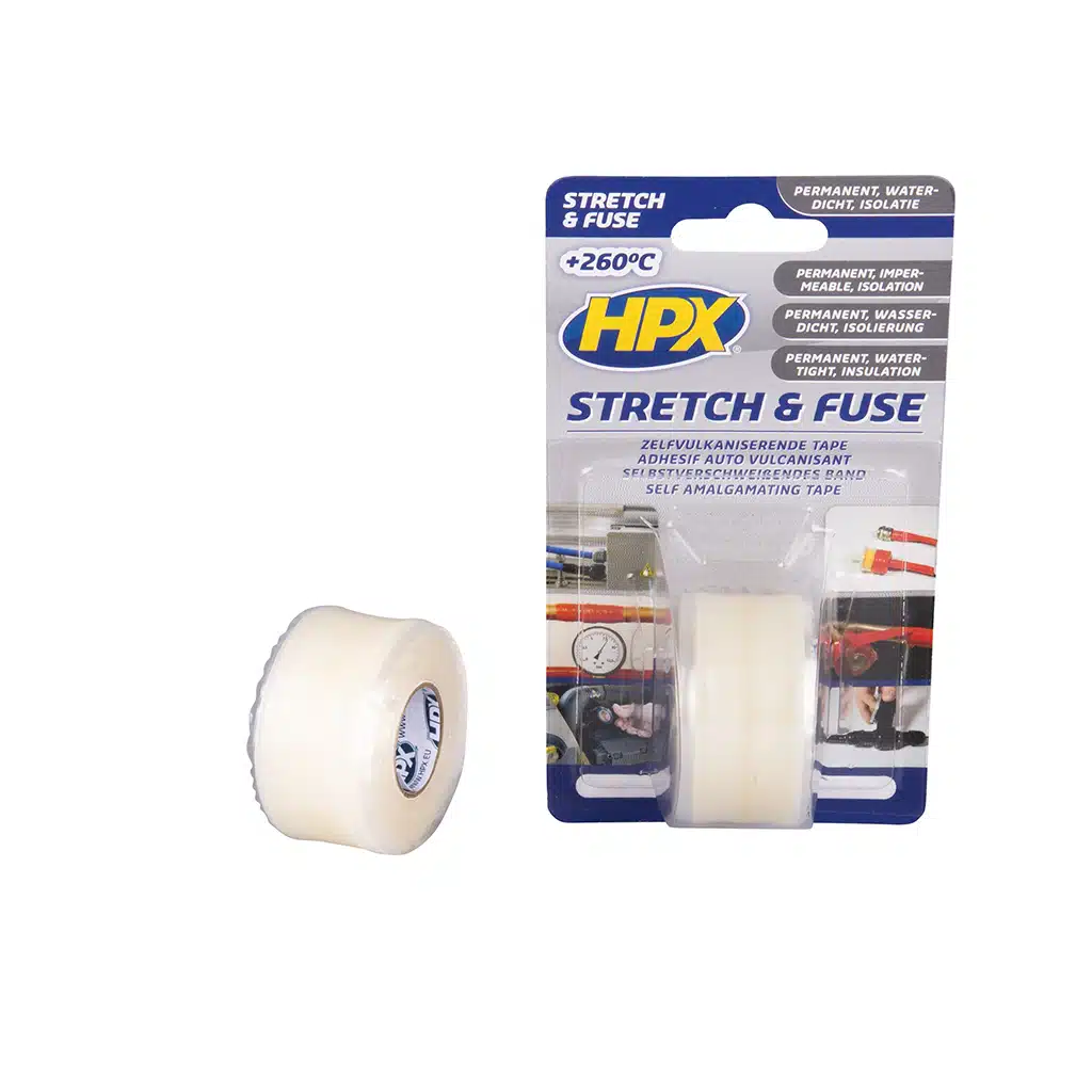 HPX Stretch & Fuse Vulkaniserende Tape – Transp. 25MM X 3M
