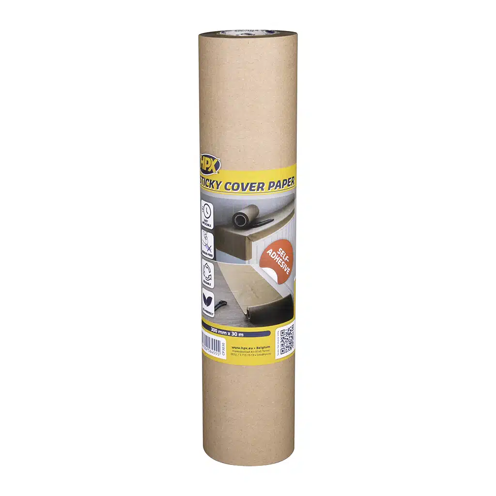 HPX Zelfklevend Afdekpapier – 300MM X 30M