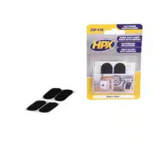 HPX Zip Fix Klittenband Pads – 20MM X 50MM