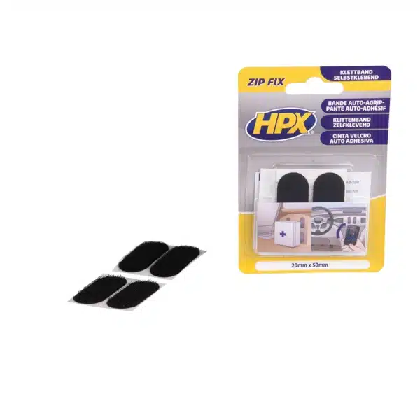 HPX Zip Fix Klittenband Pads – 20MM X 50MM