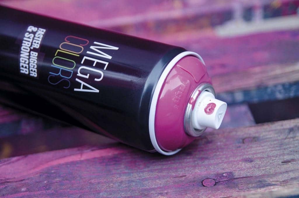 MTN Mega Color Gebruikte Spuitbus