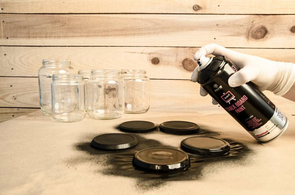 MTN Wepro Chalk Board Paint Black Deksels Spuiten