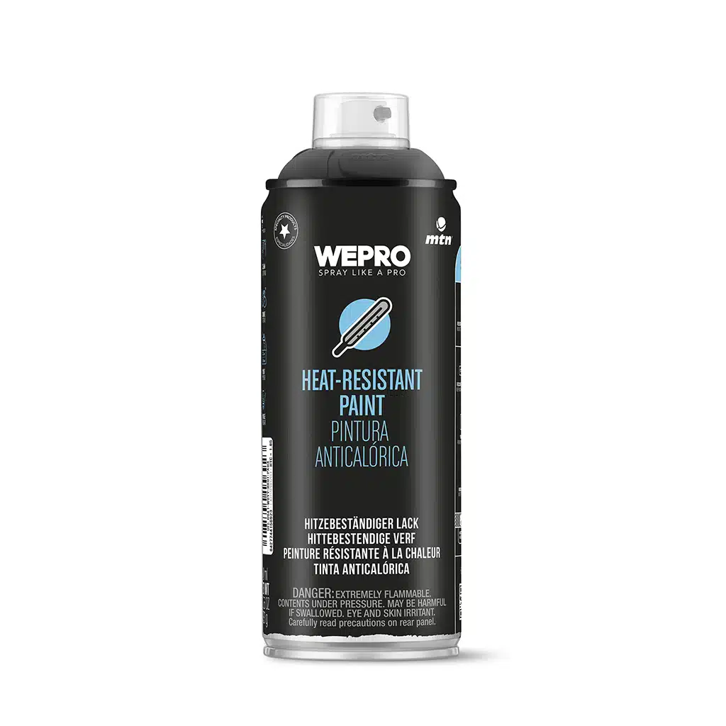MTN Wepro Heat Resistant Paint Black 400ML