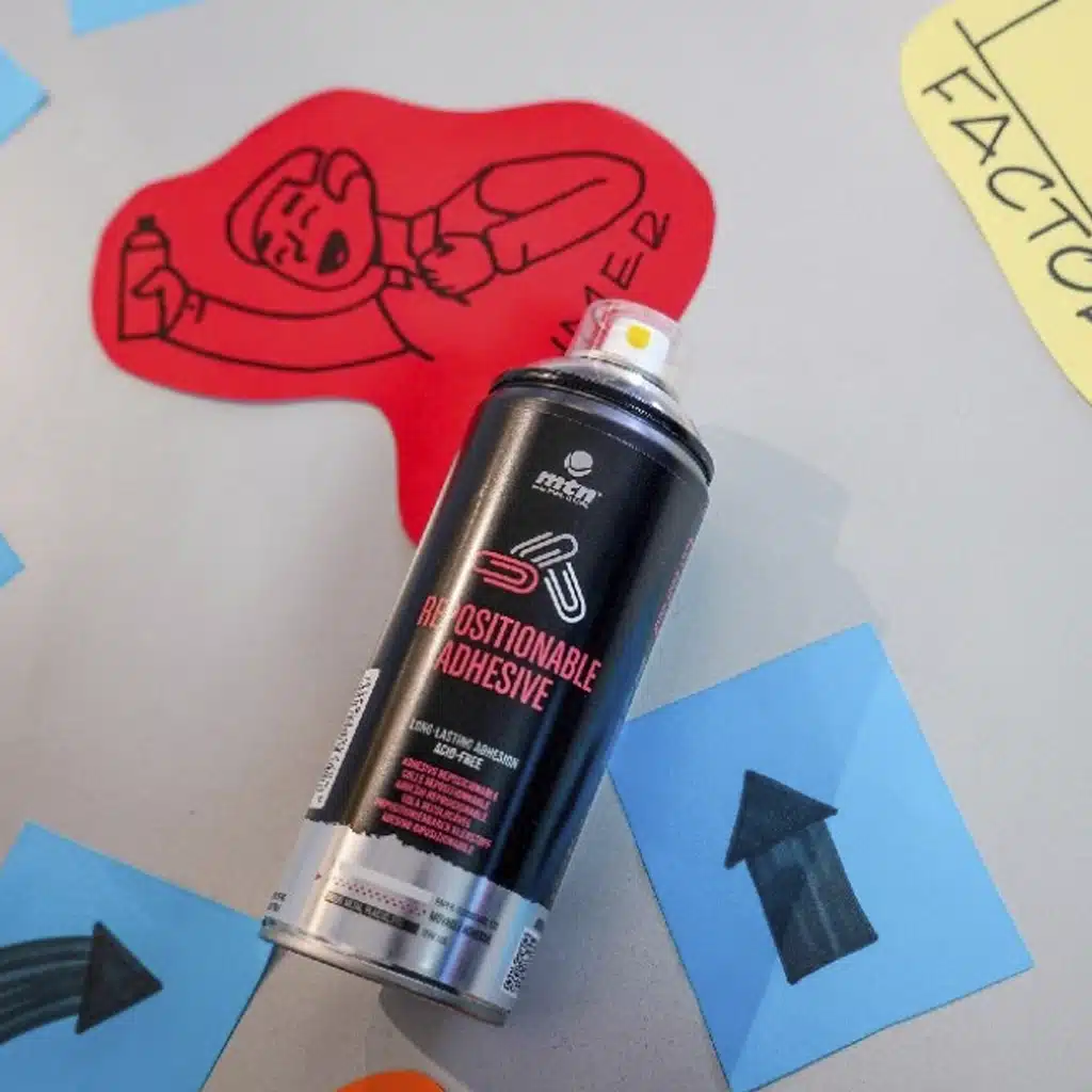 MTN Wepro Repositionable Contact Adhesive spuitbus