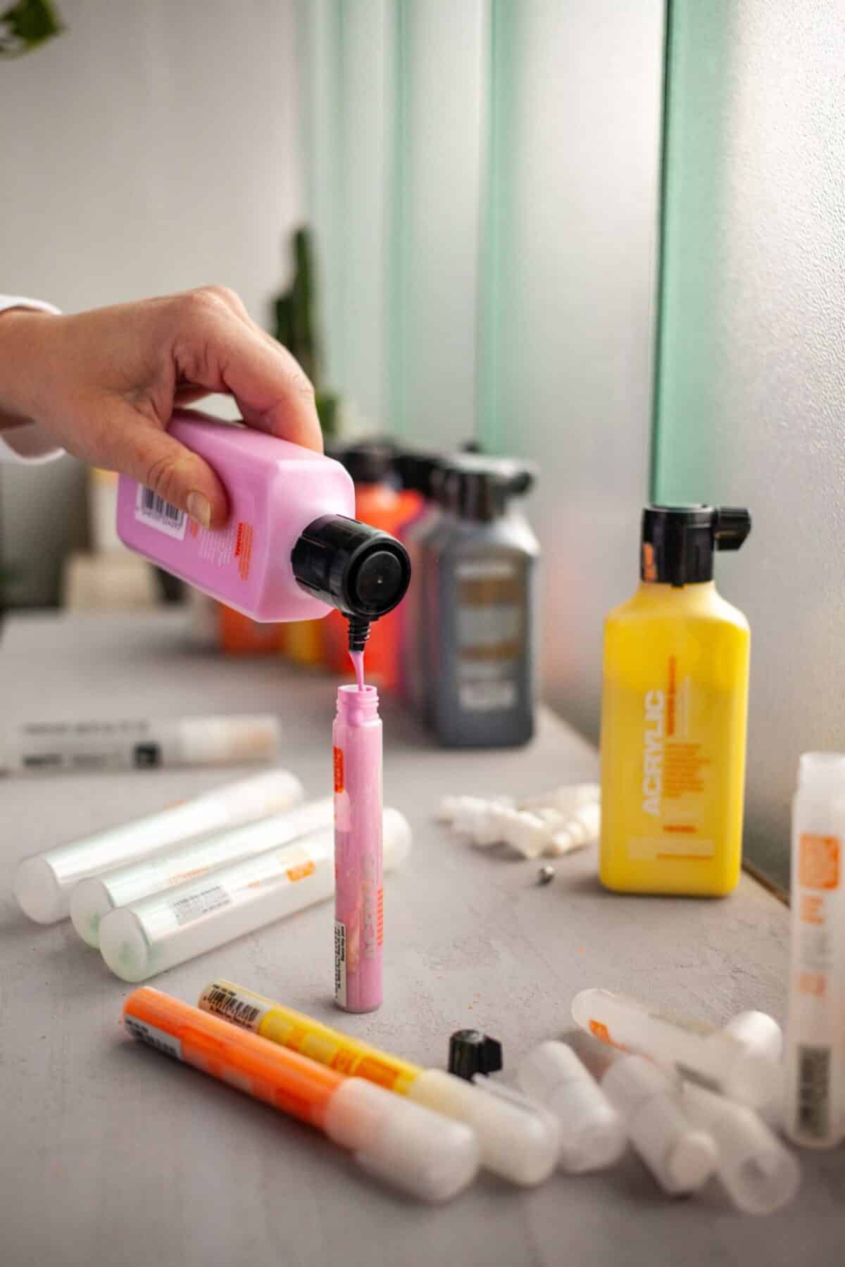 Montana ACRYLIC EMPTY Bottle Overgieten