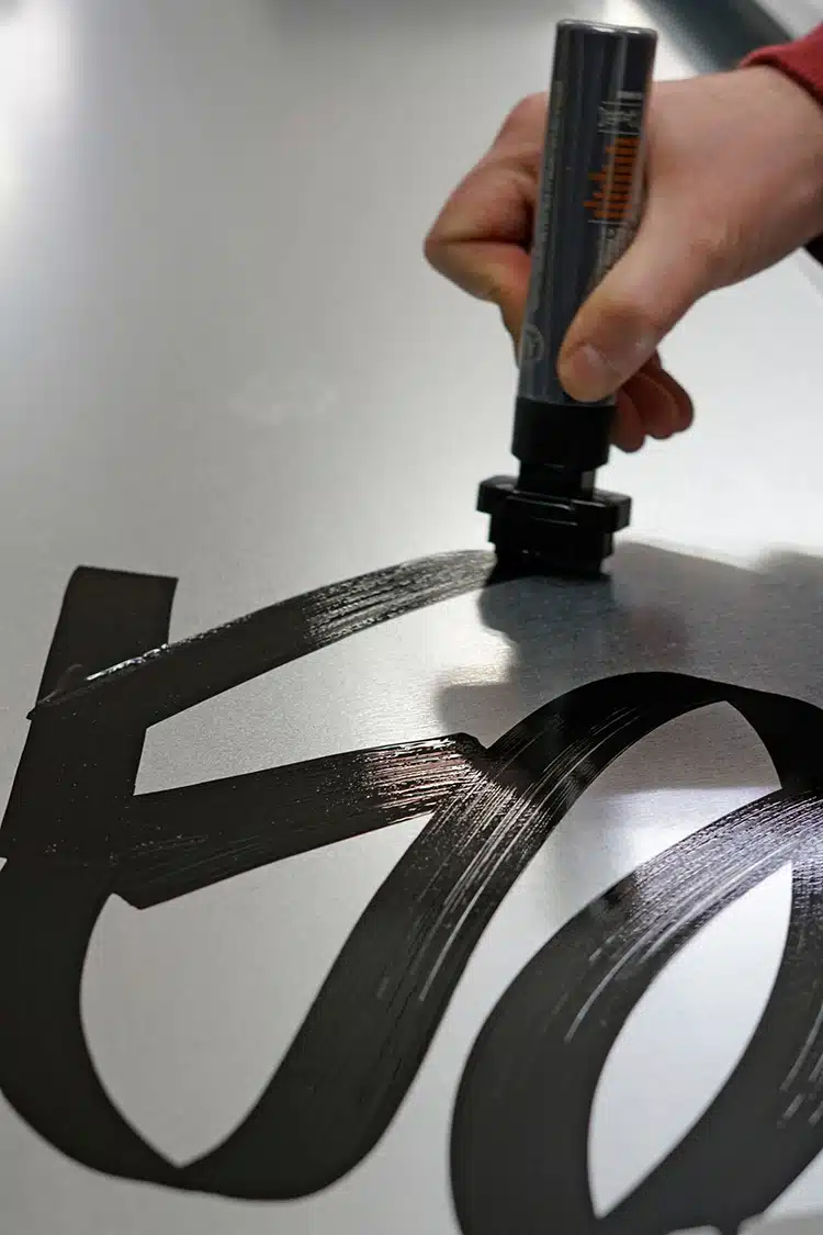 Montana ACRYLIC Marker 30mm voorbeeld