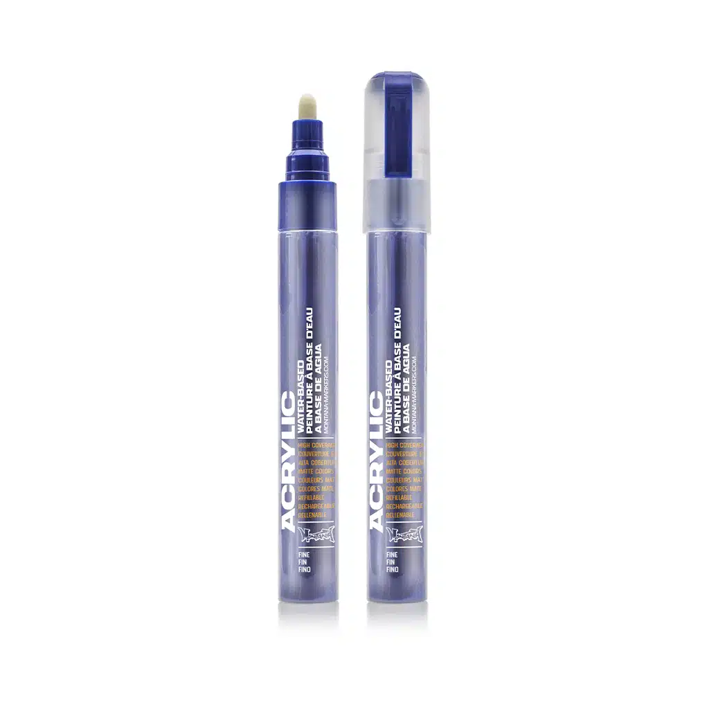 Montana Acrylic Marker 2mm Fine Blue Dark