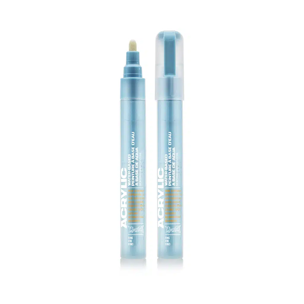 Montana Acrylic Marker 2mm Fine Blue Light