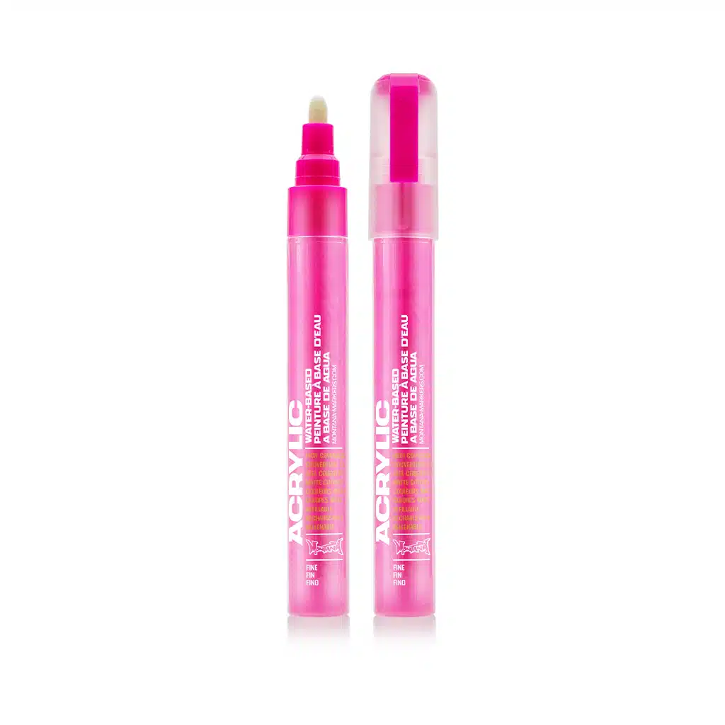 Montana Acrylic Marker 2mm Fine Gleaming Pink