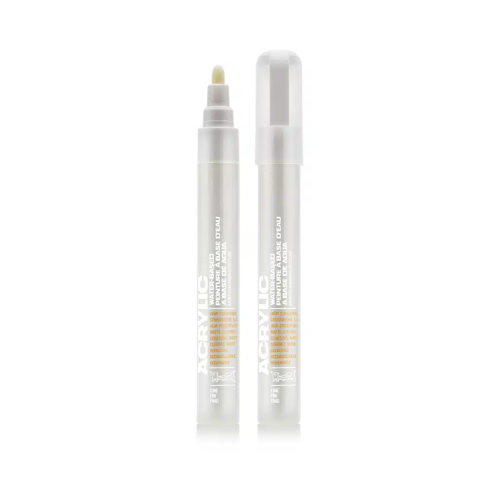 Montana Acrylic Marker 2mm Fine White Pure