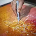 Montana Acrylic Marker 2mm Fine voorbeeld wit