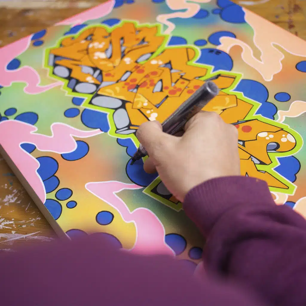 Montana Acrylic Marker 2mm Fine voorbeeld