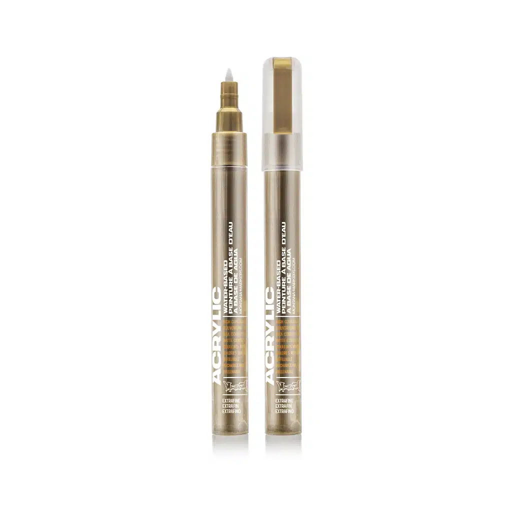 Montana Acrylic Marker Metallic Gold Matt