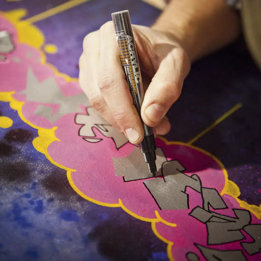 Montana Acrylic Marker voorbeeld