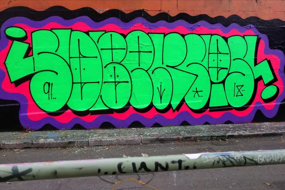 Montana Black Infra Colors graffiti voorbeeld