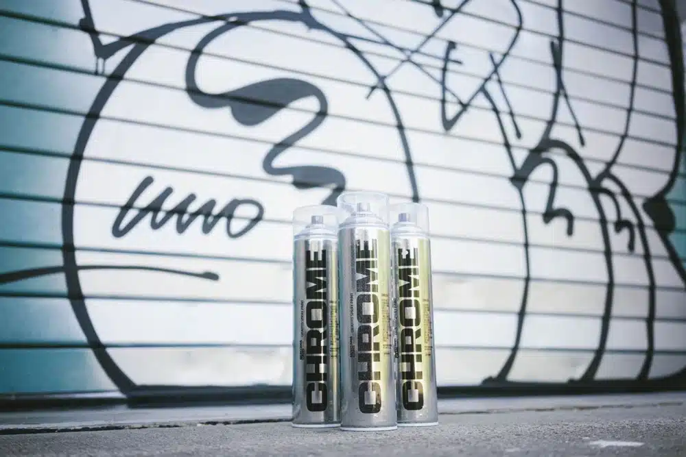 Montana Silverchrome spuitbussen voor graffiti