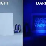 Montana UV Effect Transparant licht en donker verschil