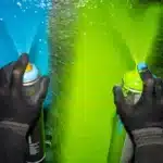 Montana Ultra Wide spuitbussen die gebruikt worden