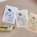 Montana vintage spuitbus gebruikt op een foto