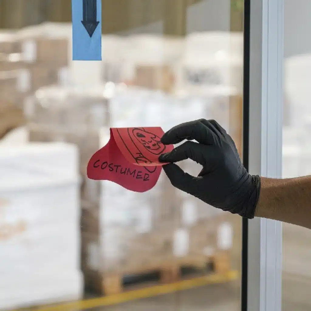 Repositionable Adhesive voorbeeld