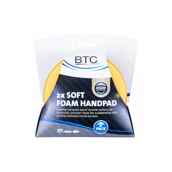 BTC Soft Foam Handpads 2 Stuks 100mm x 30mm