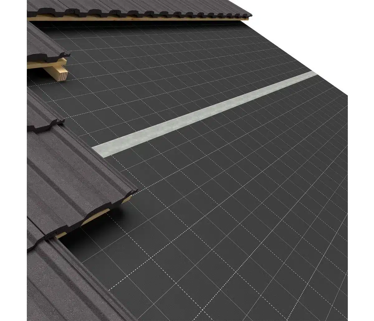 HPX Afdichtings  & Verlijmingstape 60mm x 25m Eindresultaat