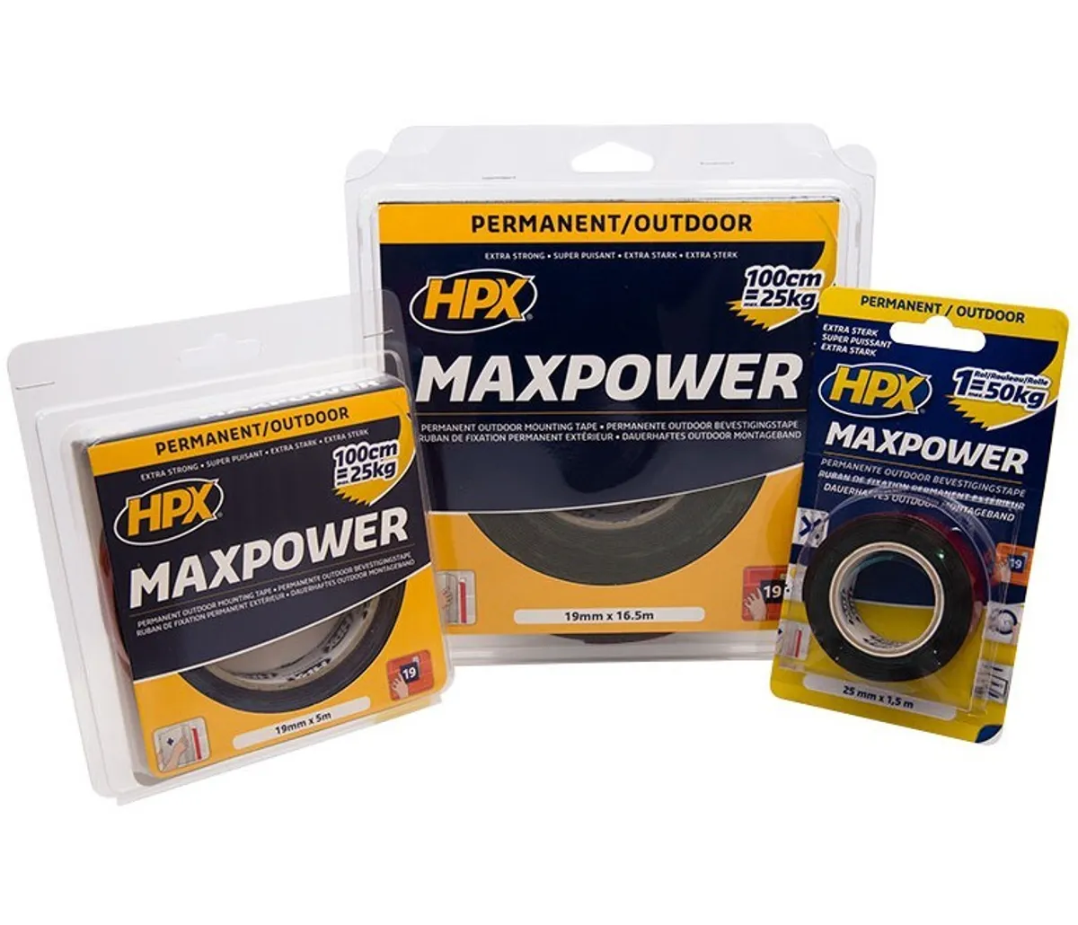 HPX Max Power Outdoor Bevestigingstape Varianten