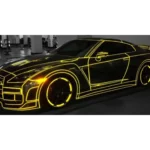 HPX Reflecterende Tape Geel Nissan GTR