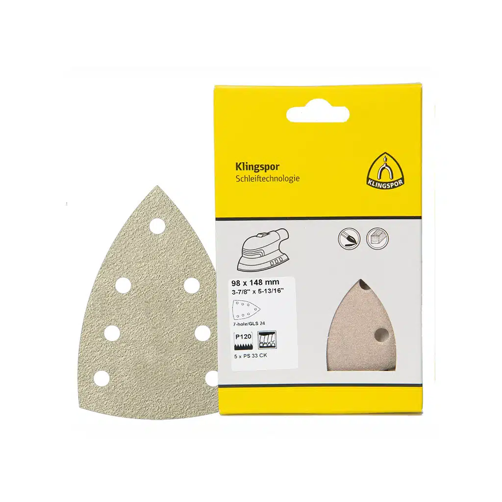 Klingspor Schuurpapier Delta 98x148mm – 5 stuks