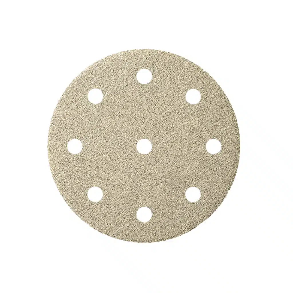 Klingspor Schuurpapier Rond 9 Gaten 125mm – 5 stuks