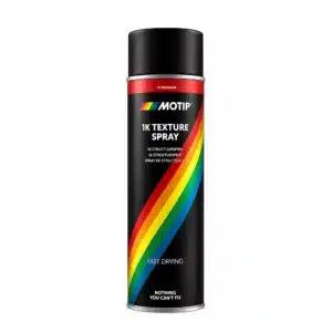 Motip 1K Textuur Spray Zwart 500ml