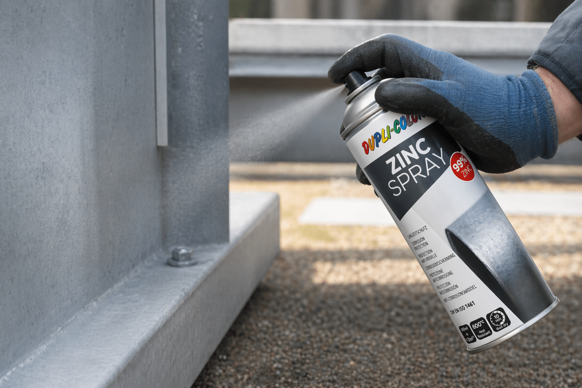 Motip Duplicolor Zinkspray 99% 400ml Aanbrengen