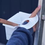 Anza Hand Verfbakje voorbeeld