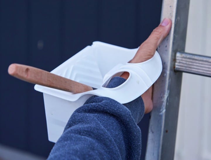 Anza Hand Verfbakje voorbeeld