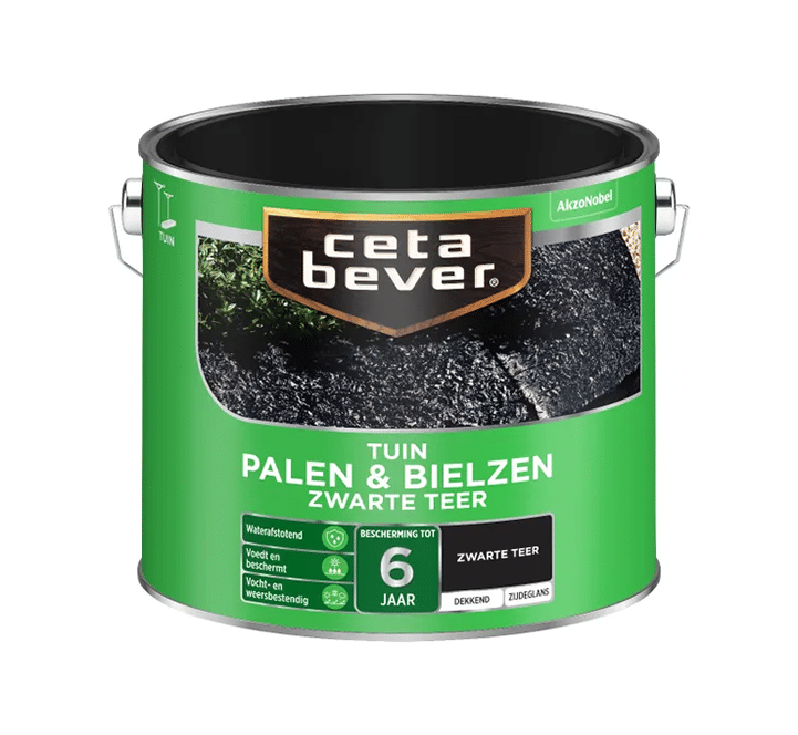 CetaBever Palen & Bielzen Zwarte Teer